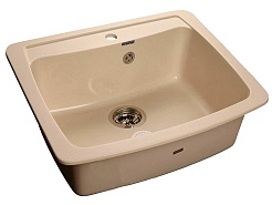 Granfest  Мойка кухонная Standart GF-S605 Бежевый – фотография-1